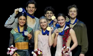 Gilles and Poirier add Four Continents gold to collection