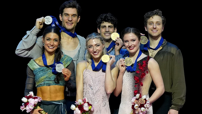 Gilles and Poirier add Four Continents gold to collection
