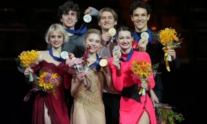 Leah Neset and Artem Markelov secured the gold medal