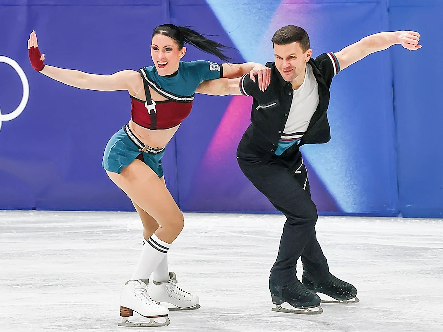 Charlene Guignard and Marco Fabbri