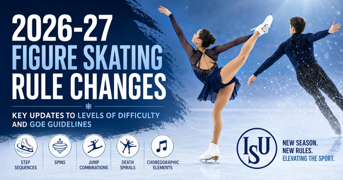 Key updates to levels of difficulty and GOE guidelines for 2026-27 figure skating season