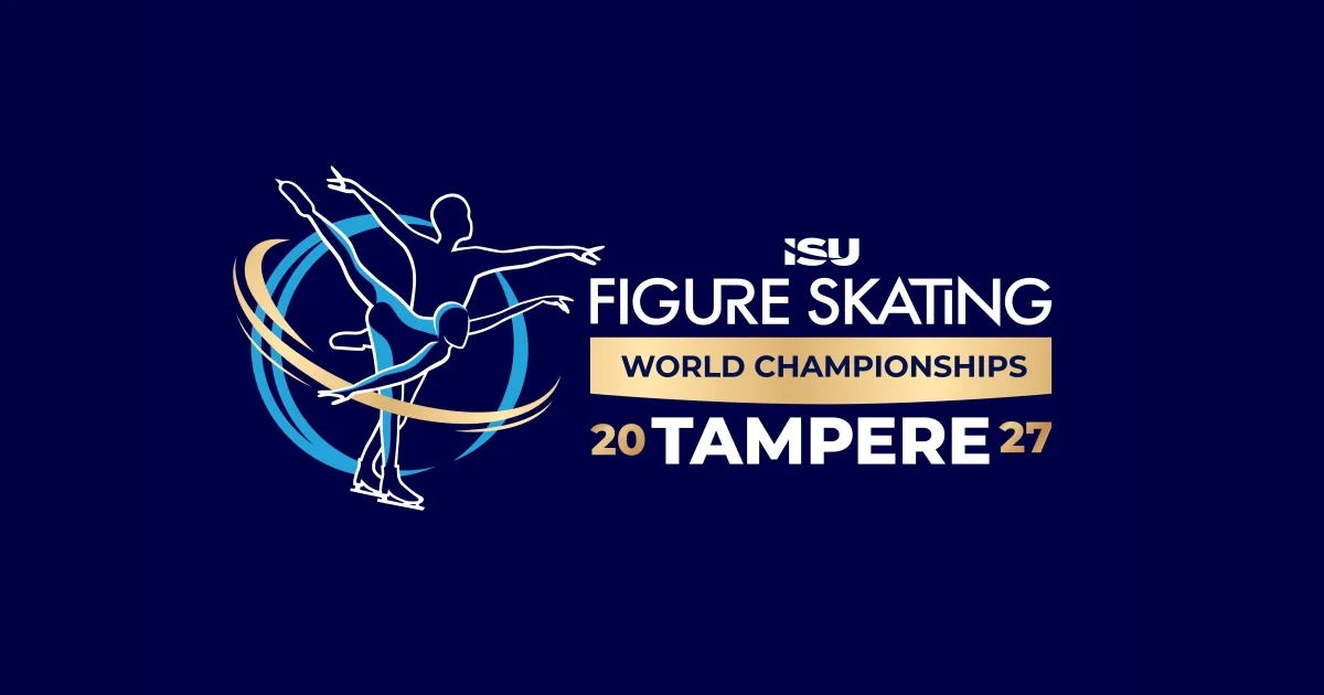 Official logo for the 2027 World Figure Skating Championships in Tampere, Finland
