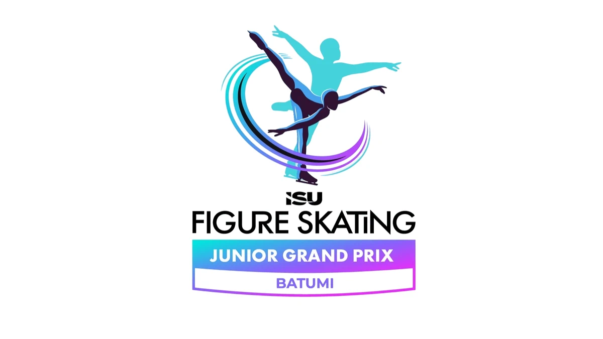 Official event logo for the 2026 ISU Junior Grand Prix of Figure Skating in Batumi, Georgia.