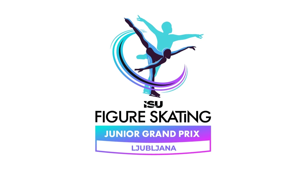 Official event logo for the 2026 ISU Junior Grand Prix of Figure Skating in Ljubljana, Slovenia.