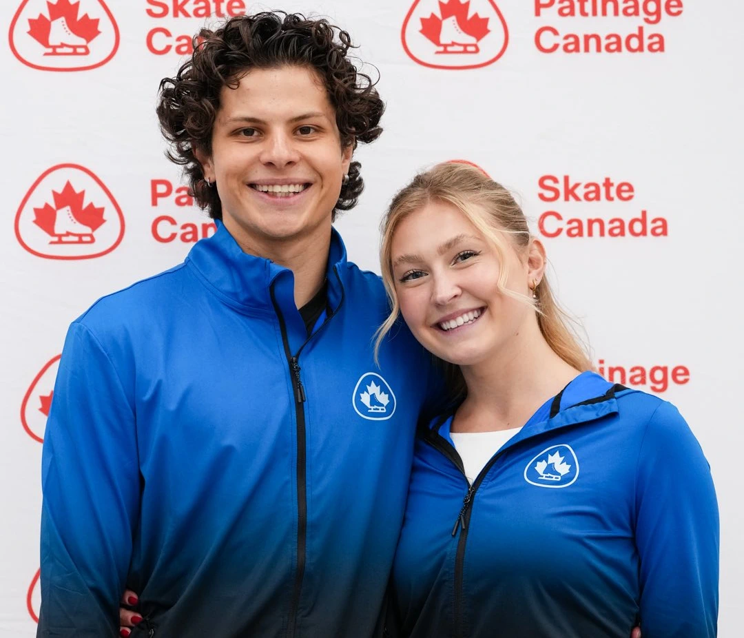 Alicia Fabbri and Marko Jevgeni Gaidajenko at the Skate Canada Showcase