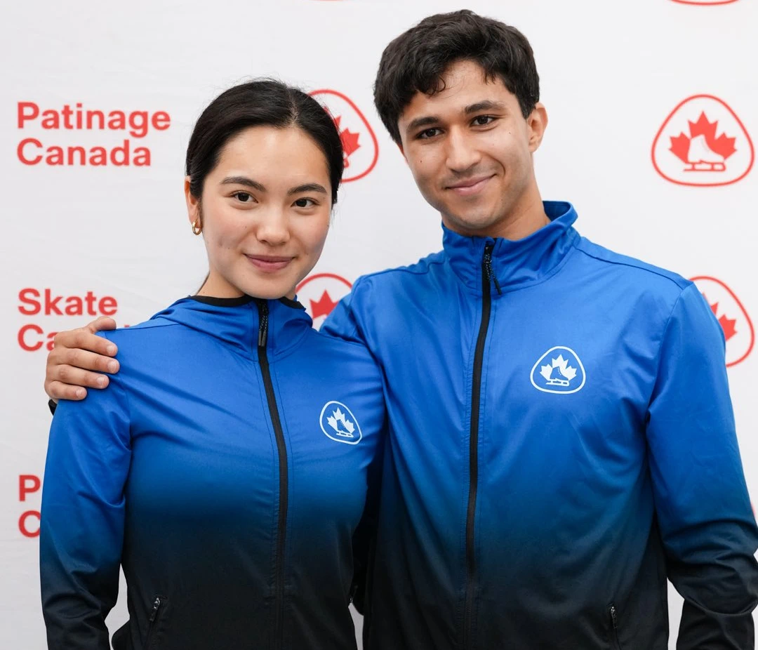 Hannah Lim and Zachary Lagha at Skate Canada Summer Showcase