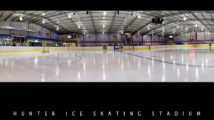 Hunter Ice Skating Stadium logo