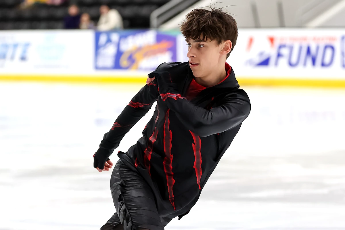 Patrick Blackwell performs his short program at 2026 U.S. Nationals